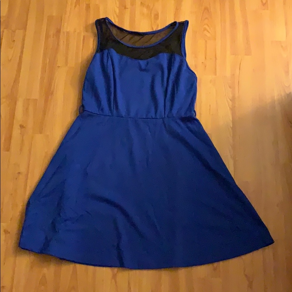 Blue Mesh Dress Junior’s Size L